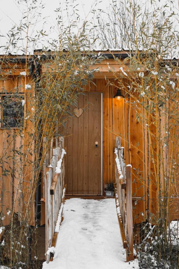 La Cabane Ofuro Βίλα Celles  Εξωτερικό φωτογραφία
