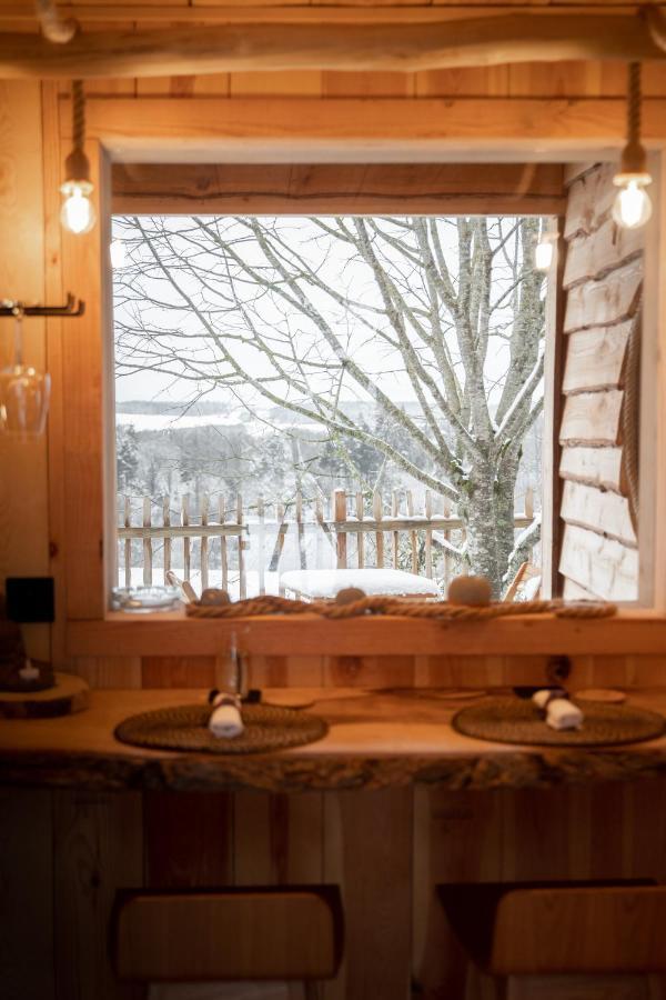 La Cabane Ofuro Βίλα Celles  Εξωτερικό φωτογραφία