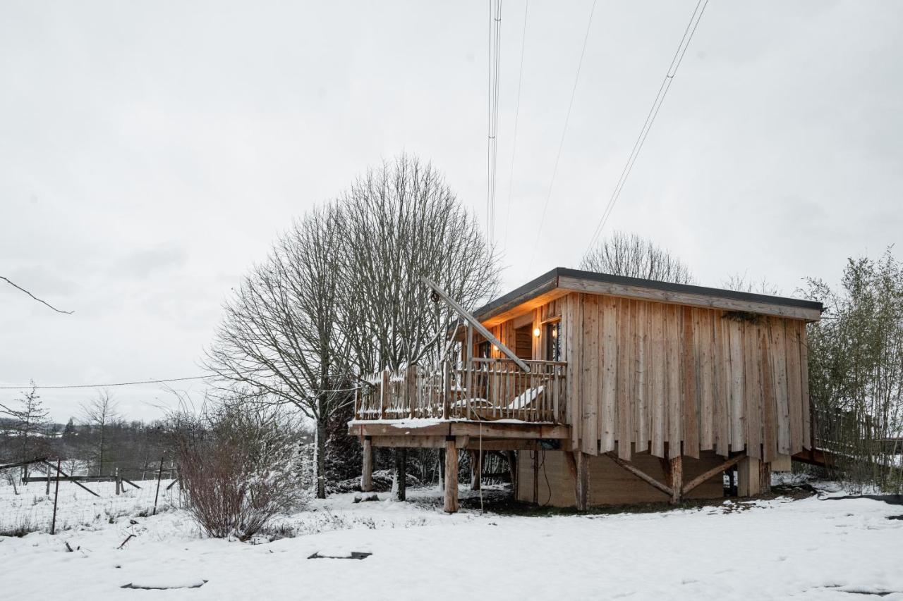 La Cabane Ofuro Βίλα Celles  Εξωτερικό φωτογραφία