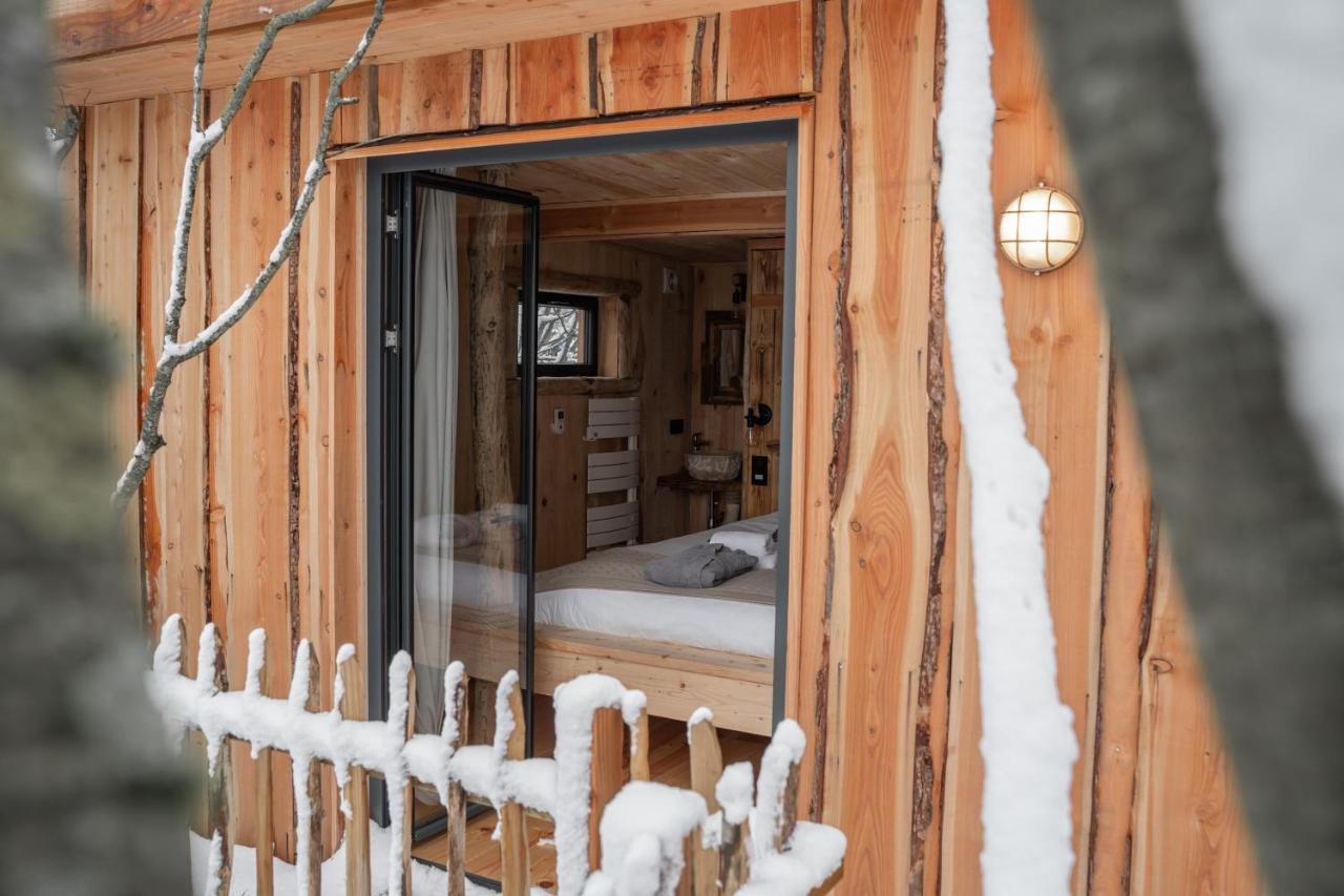 La Cabane Ofuro Βίλα Celles  Εξωτερικό φωτογραφία
